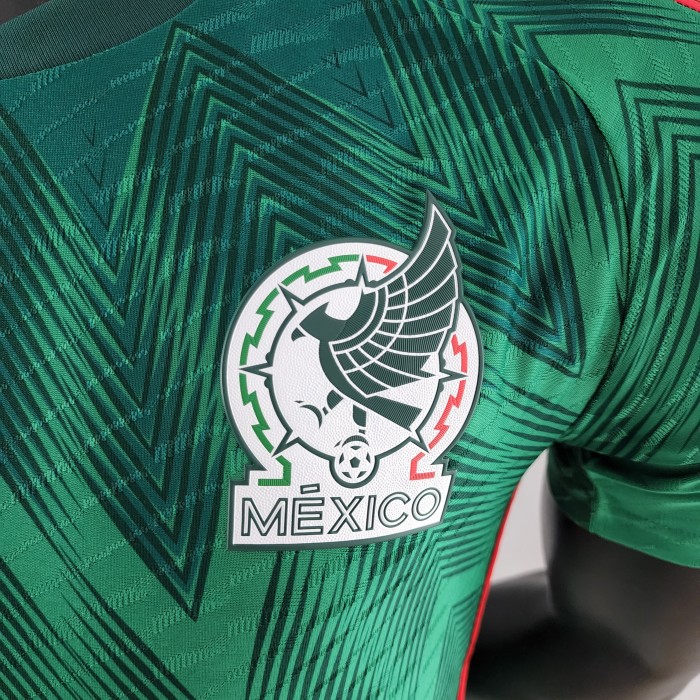 Mexico 2022 World Cup Home Player Version Man Jersey