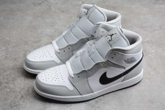 Jordan 1 Mid Light Smoke Grey