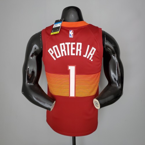 Michael Porter Jr. Denver Nuggets City Edition Swingman Jersey Red