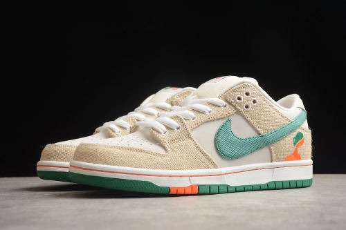 FD0860-001 Jarritos × Nike SB Dunk Low Phamtom Safety Orange-Malachite