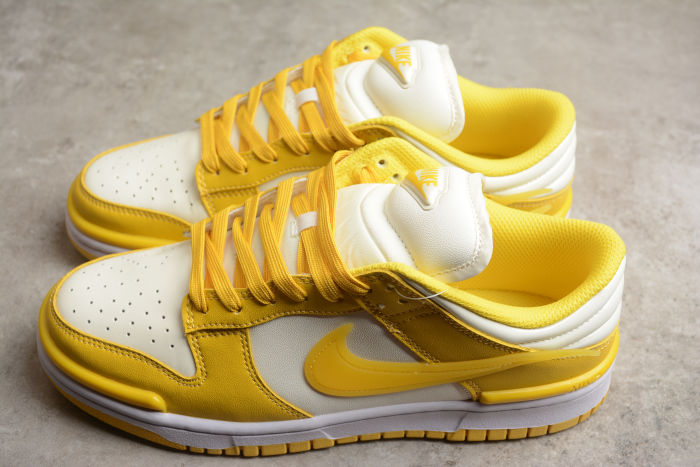 SB Dunk Low Twist “Vivid Sulfur” White DZ2794-10