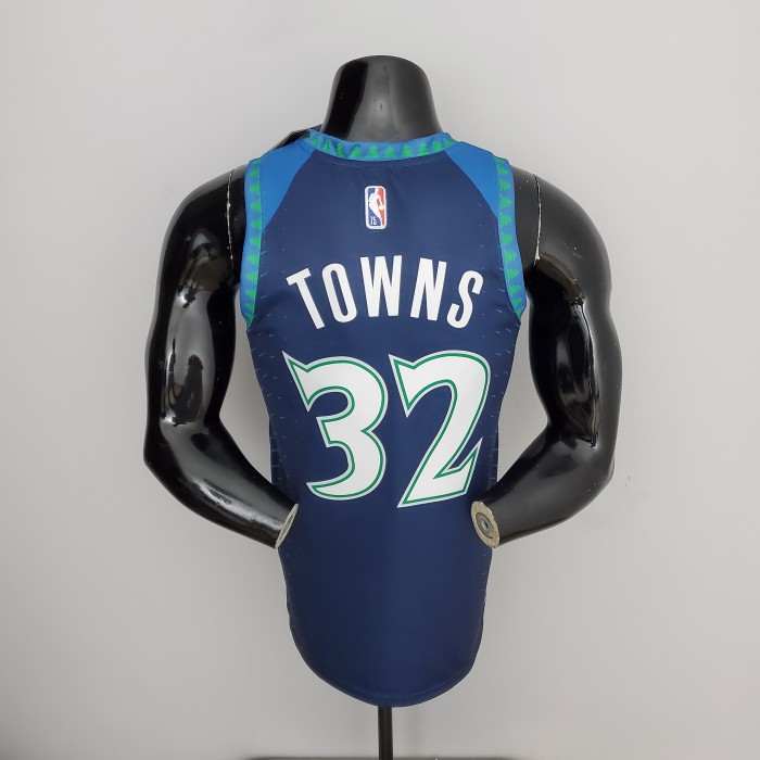 Karl-Anthony Towns Minnesota Timberwolves 75th Anniversary 2022 Swingman Jersey Blue