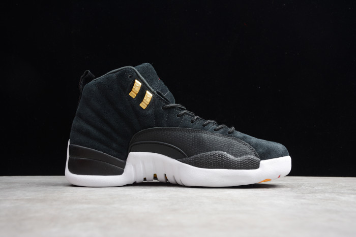 Air Jordan 12 Retro Reverse Taxi Black 130690-017