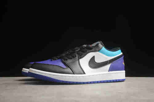 Air Jordan 1 Low White Black Bright Concord 553558-154