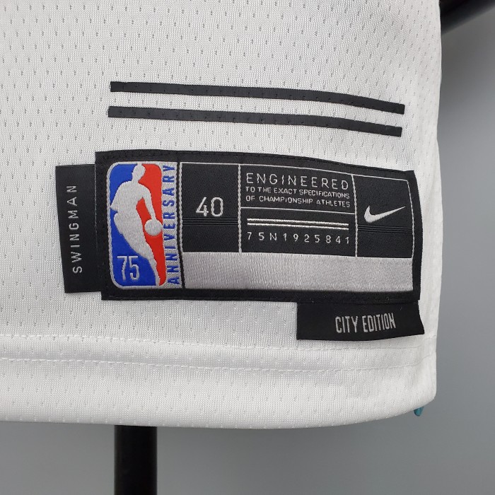 Tony Parker San Antonio Spurs 2022 City Edition Swingman Jersey White