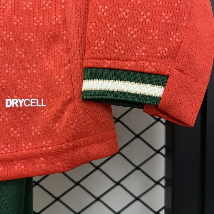 Portugal 2025 Home Long Sleeve Kids Suit