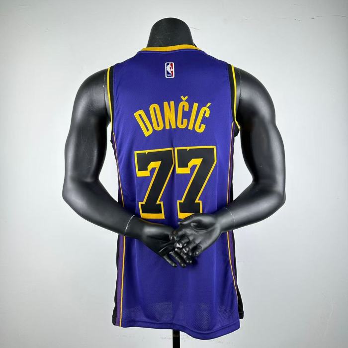 Luka Dončić Los Angeles Lakers Swingman Jersey Purple