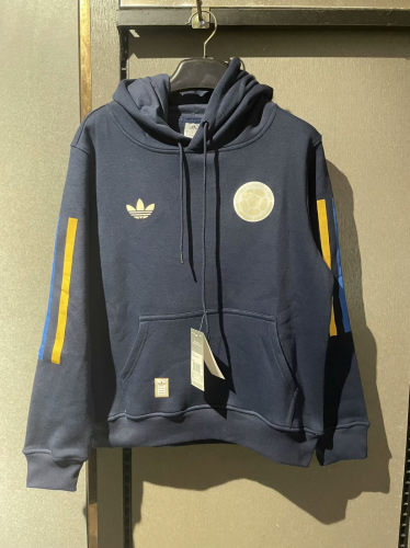 Colombia 24 Anniversary Jersey Hoodie Long Sleeve 24/25 Black