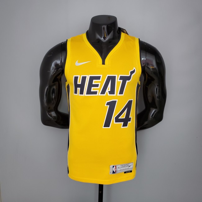 Tyler Herro Miami Heat Bonus Edition Swingman Jersey Yellow