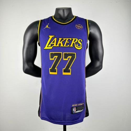 Luka Dončić Los Angeles Lakers Swingman Jersey Purple