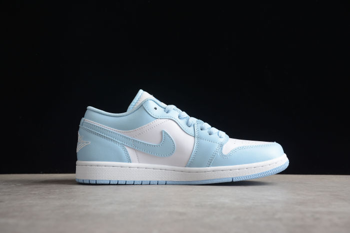 Air Jordan 1 Low Aluminum White Ice Blue New Dc0774 141