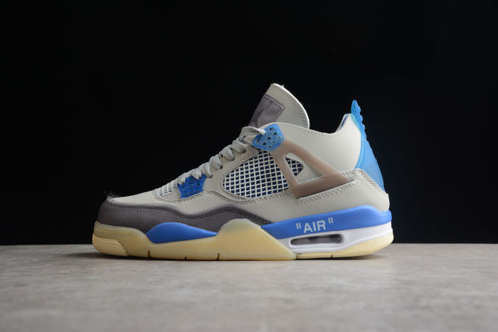 Air Jordan 4 mid top unisex CV9388-101 Grey blue