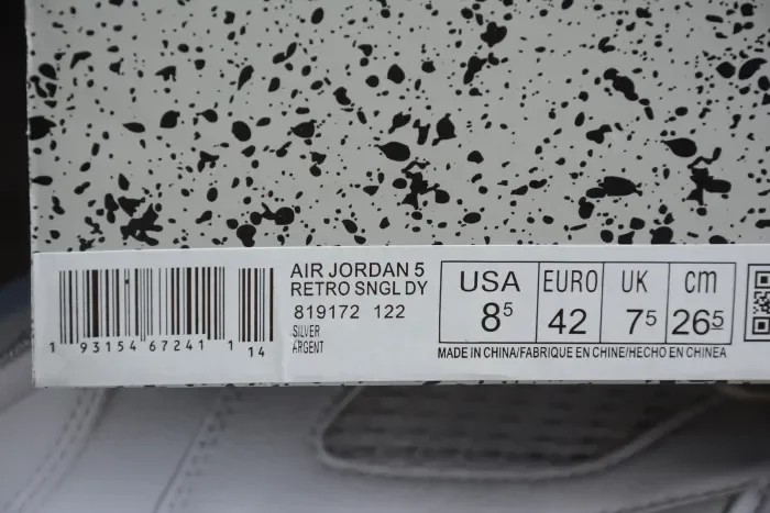 Air Jordan 5 Retro Low Wolf Grey White Black 819172-122