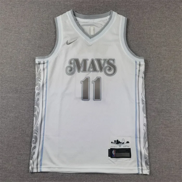 Dallas Mavericks Man Jersey White City Edition 24/25 NO.11 IRVING