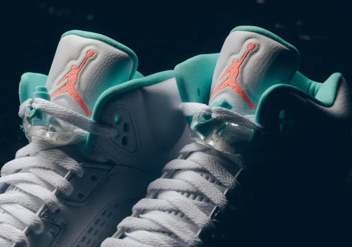 Air Jordan 5 “Light Aqua” White Blue Yellow 440892-100