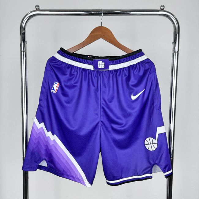 Utah Jazz City Purple Basketball  Shorts  2023