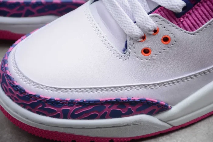 Air Jordan 3 WMNS Barely Grape Hyper Crimson 441140-500