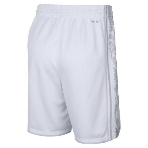 Dallas Mavericks Shorts City Edition White 24/25