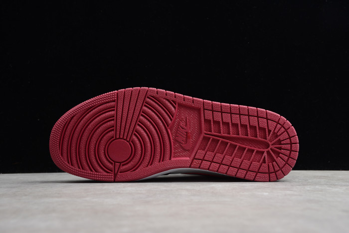 Air Jordan 1 Mid SE Gold Pendants Dark Beetroot CZ4385- 016