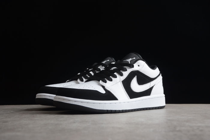 Air Jordan 1 low reverse panda white and black 553558-101