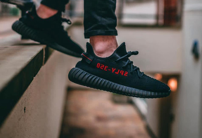 Yeezy 350 Boost V2 Black Red CP9652