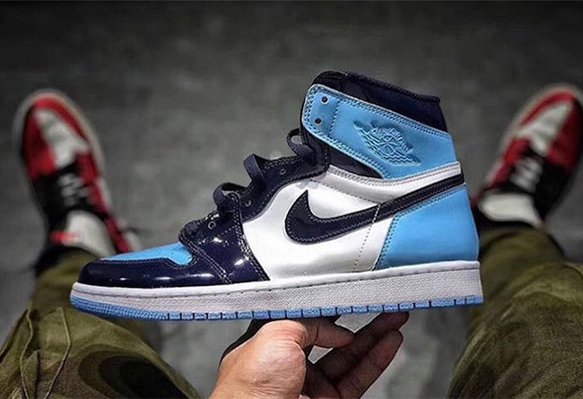 Air Jordan 1 Retro High UNC Patent Leather CD0461-401