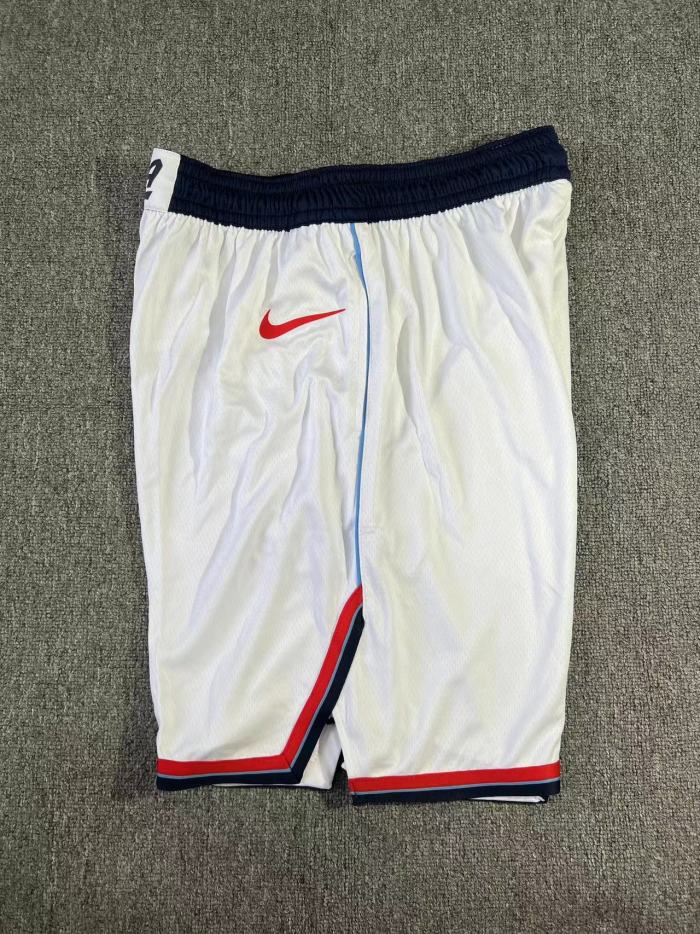 LA Clippers Shorts Statement Edition White 24/25