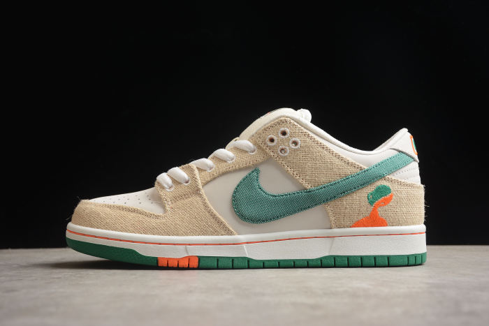 FD0860-001 Jarritos × Nike SB Dunk Low Phamtom Safety Orange-Malachite
