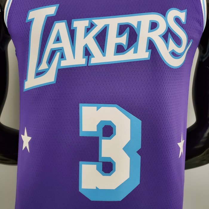 Anthony Davis Los Angeles Lakers 2021/22 City Edition Swingman Jersey Purple