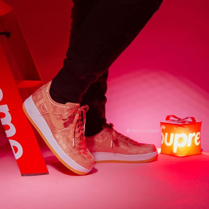 CLOT x Air Force 1 Low Rose Gold CJ5290-600