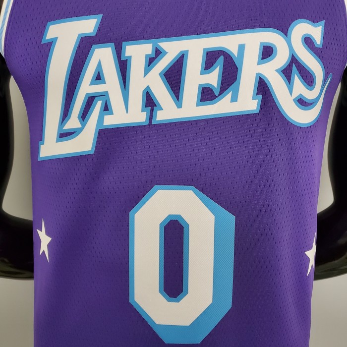 Russell Westbrook Los Angeles Lakers 2021/22 City Edition Swingman Jersey Purple
