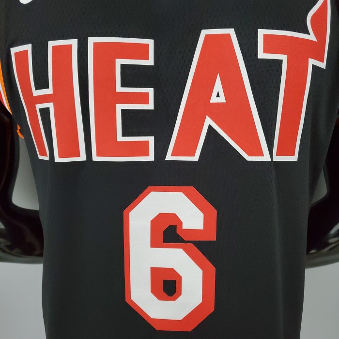 LeBron James Miami Heat 2018 Swingman Jersey Retro Night Black