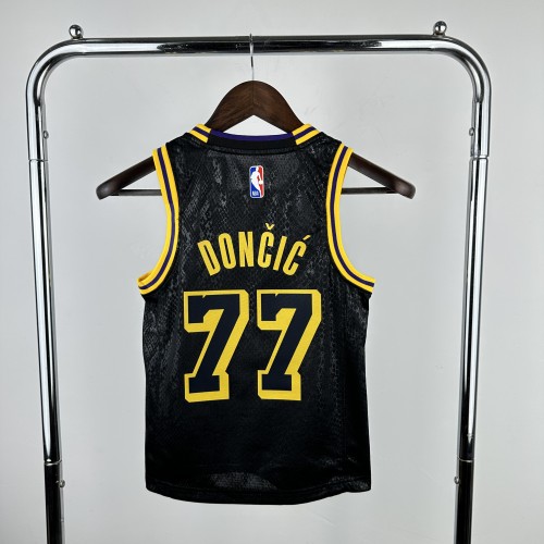 Los Angeles Lakers Kids Jersey Blue Icon Edition 22/23 NO.77 Dončić