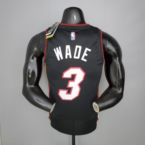 Dwyane Wade Miami Heat Swingman Jersey Black