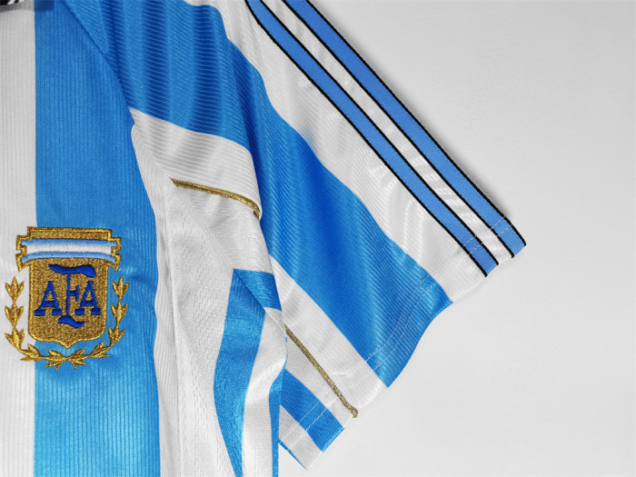 Argentina Home Retro Jersey 1998/99