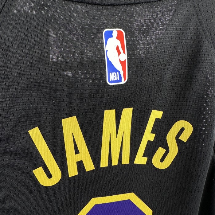 Los Angeles Lakers Kids Jersey City Edition 2023 No. 6 JAMES