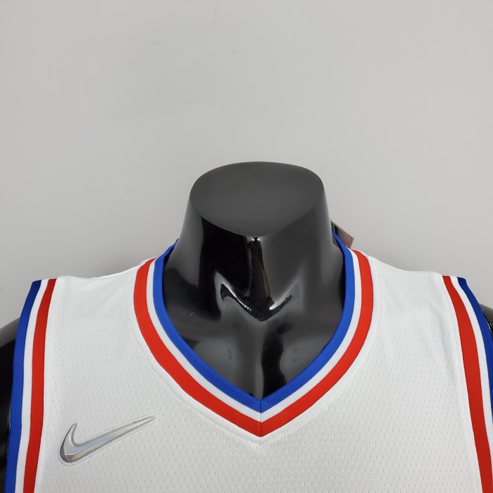 Allen Iverson Philadelphia 76ers 75th Anniversary Swingman Jersey White