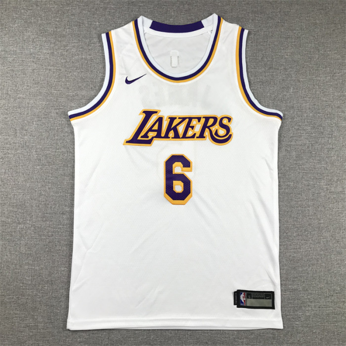 Los Angeles Lakers Kids Jersey White Icon Edition 22/23 NO.6 JAMES