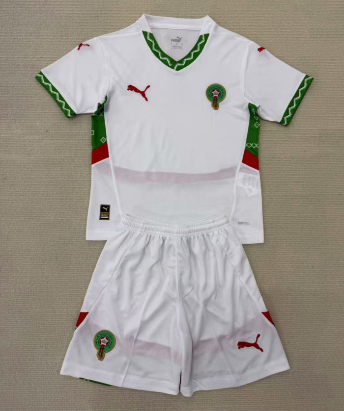 Morocco 2025 Away Kids Suit