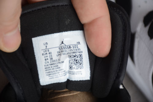 Air Jordan 1 low reverse panda white and black 553558-101