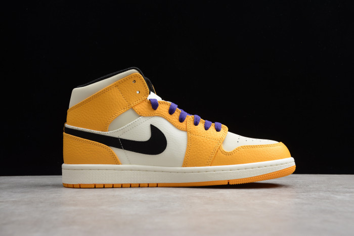 Air Jordan 1 Mid SE Lakers 852542-700