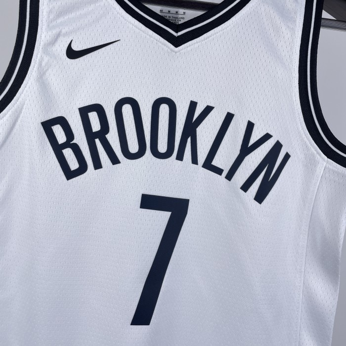 Brooklyn Nets Kids Jersey White Icon Edition No.7 DURANT