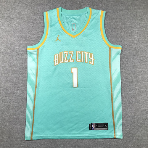 Charlotte Hornets Kids Jersey City Edition 23/24 NO.1 BALL