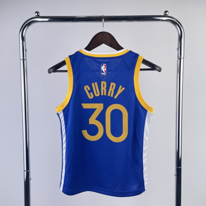 Golden State Warriors  Kids Jersey Blue Icon Edition 22/23 NO.30 CURRY