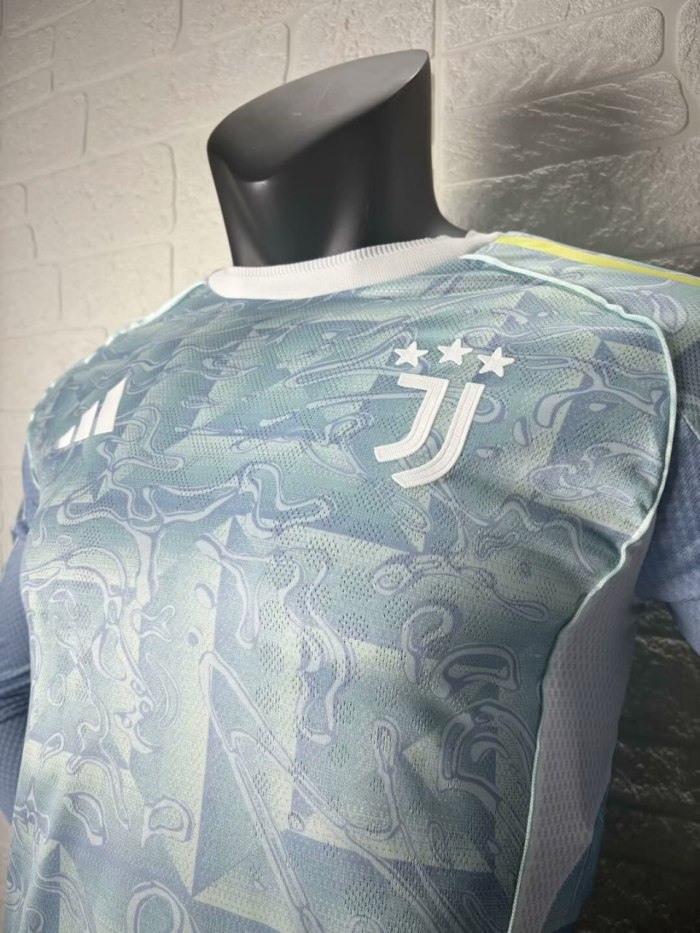 Juventus Away Player Long Sleeve  Jersey 25/26