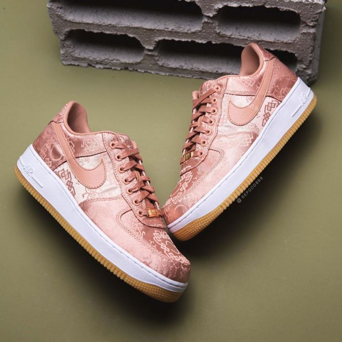CLOT x Air Force 1 Low Rose Gold CJ5290-600