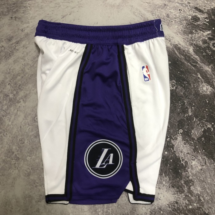 Los Angeles Lakers Team Basketball Shorts white City Edition 23/24