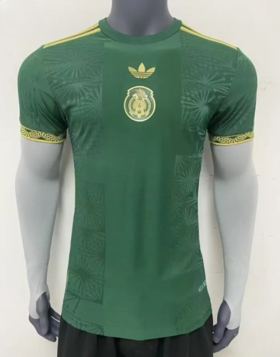 Mexico Gold Man Player Jersey 25/26 Green