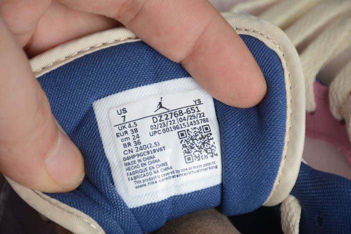 Air Jordan 1 Low WMNS Pink Purple DZ2768-651