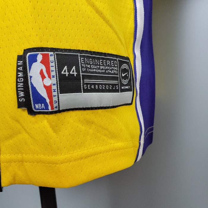 Kobe Bryant Los Angeles Lakers Swingman Jersey Yellow